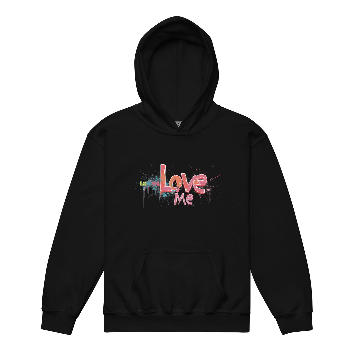 Youth heavy blend hoodie | Love, Love Me, Love U, Love My Family