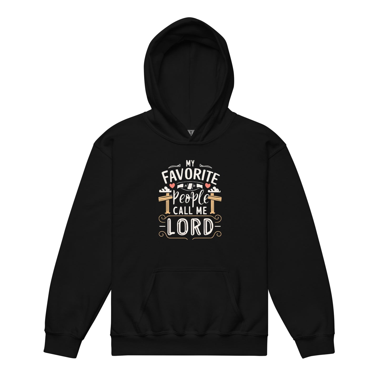 Youth heavy blend hoodie | My favorite people call me Lord