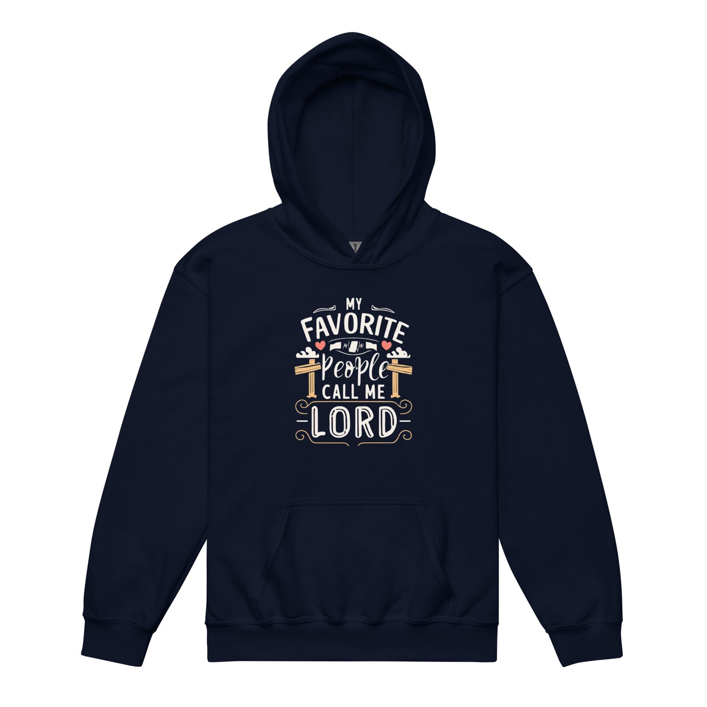 Youth heavy blend hoodie | My favorite people call me Lord