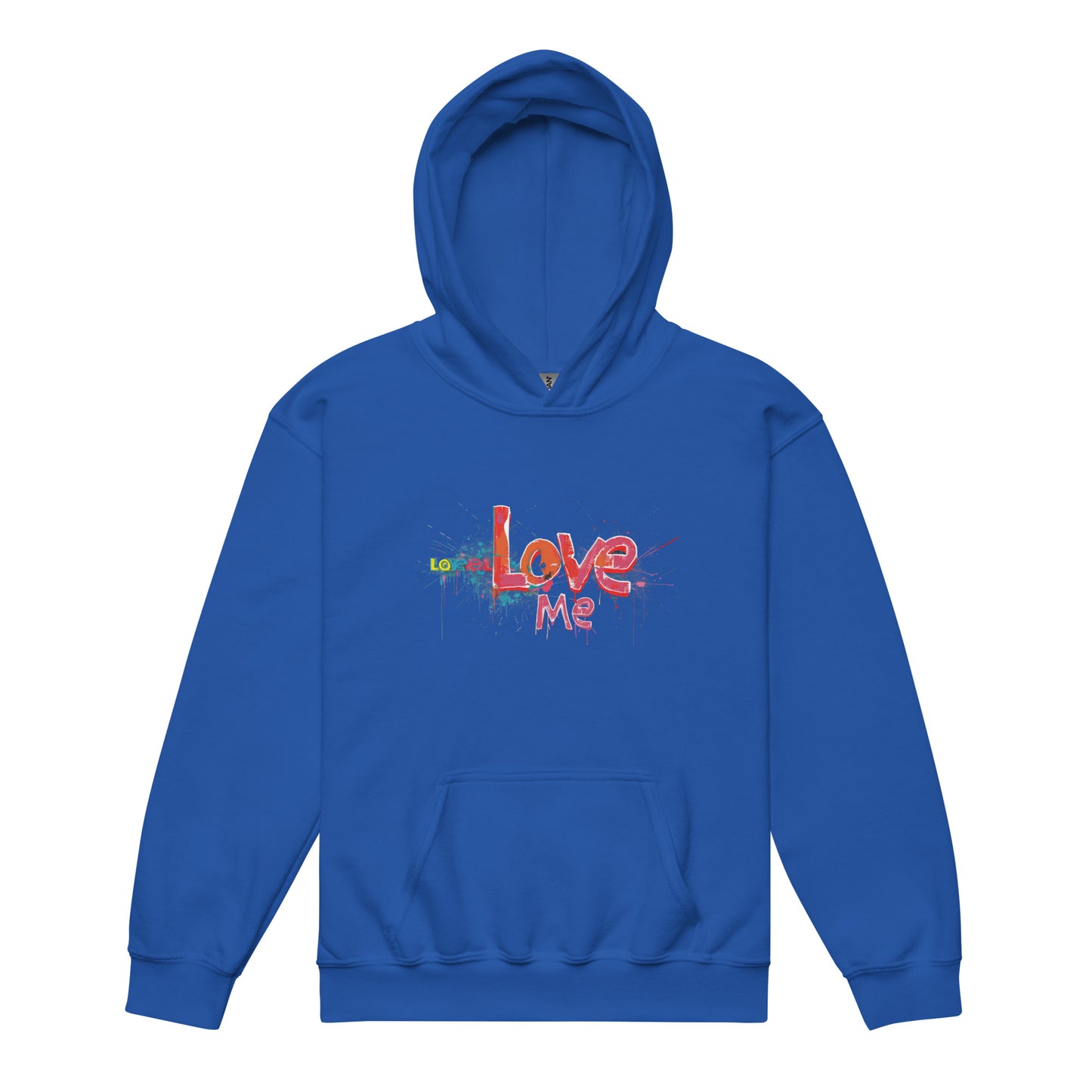 Youth heavy blend hoodie | Love, Love Me, Love U, Love My Family